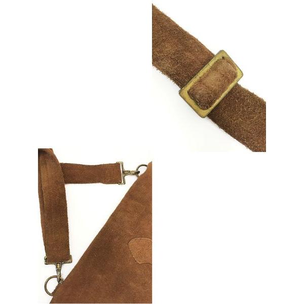 雑貨 古着 60s LL Bean 本革 スエード レザー フラップ ショルダー