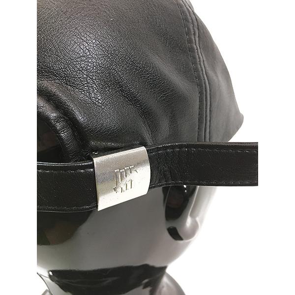 雑貨 古着 UNDEFEATED 「U」 パッチ ワンポイント フェイク レザー 