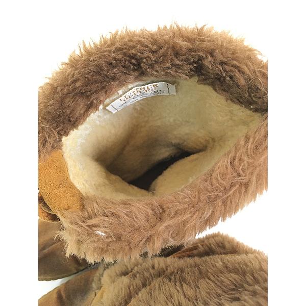 雑貨 古着 70s USA製 LEATHER UPPERS レースアップ スエードレザー