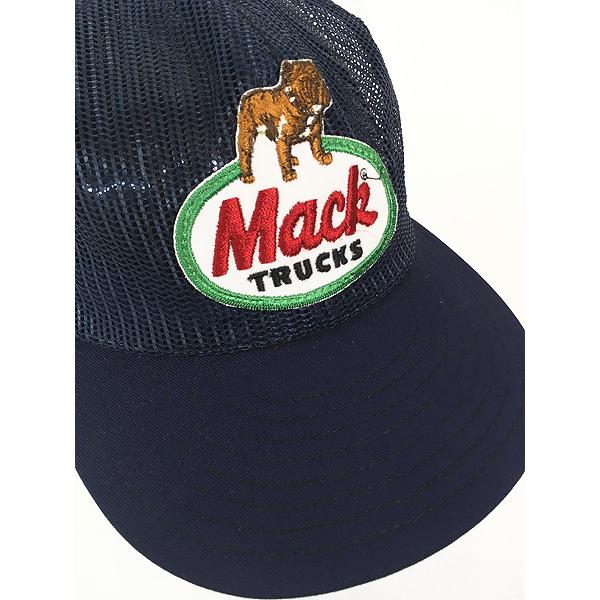 雑貨 古着 80s USA製 Mack Trucks ワンポイント ワッペン トラック