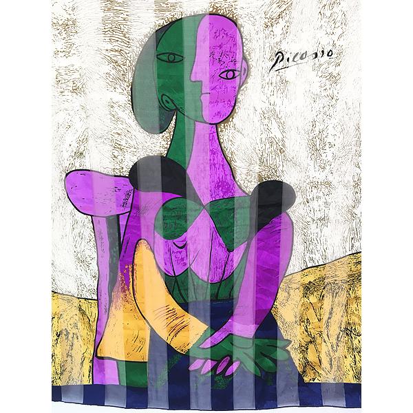 ピカソ・パブロ【船を持つ少女(マヤ)】未開封 キュビズム 絵画 ピカソ