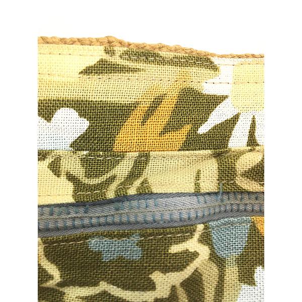 雑貨 古着 50-60s 花 フラワー ボーダー 刺しゅう 麻 リネン ハンドバッグ 中型 古着 雑貨 古着 50-60s 花 フラワー ボーダー 刺しゅう 麻 リネン