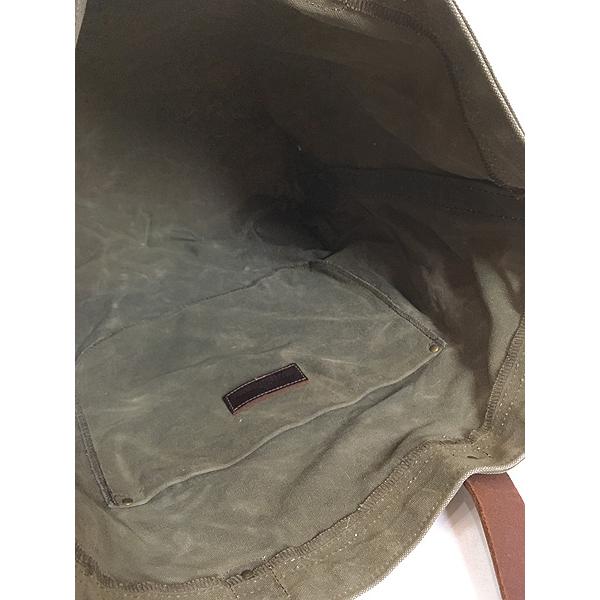 週末値下げ　オイルドコットンラージトート　レザーハンドル　ミリタリー　ワックス wax-bigtote-12a.jpg