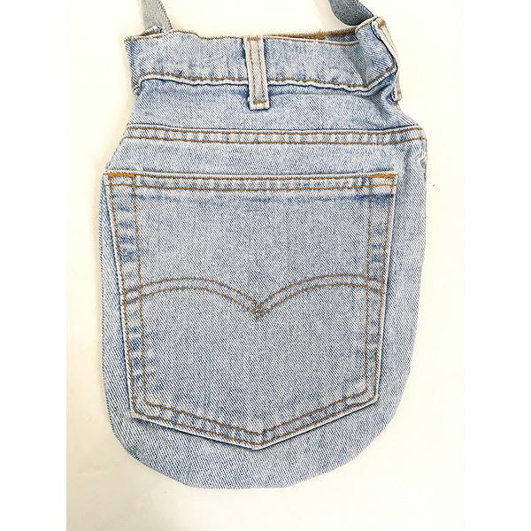 雑貨 古着 80-90s Levi's ピスポケット リメイク デニム ミニ トート