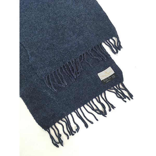 雑貨 古着 90s Italy製 Vivienne Westwood ロゴ 刺しゅう ウール マフラー ストール 古着 雑貨 古着 90s Italy製 Vivienne Westwood ロゴ 刺しゅう ウール