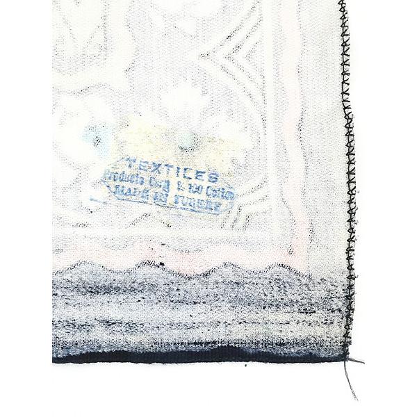 雑貨 古着 トルコ製 絵画 「最後の晩餐」 光沢 ベロア ラグ