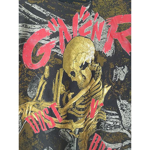 古着 90s GUNS N' ROSES 「Dust Bones」 豪華 スカル ボーン 古着 90s GUNS N' ROSES 「Dust Bones」 豪華 スカル ボーン
