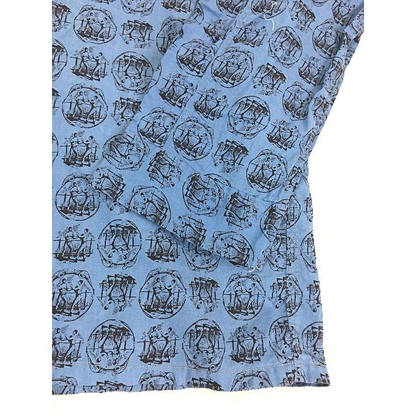 古着 60s Penney's Towncraft 貴重!! 格闘技 総柄 開襟 ボックス