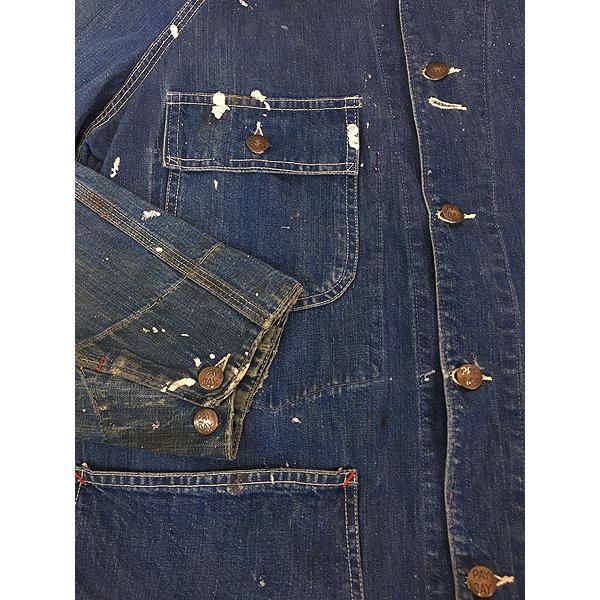 古着 50s PENNEY'S PAYDAY 濃紺 インディゴ デニム ワーク