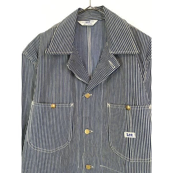 Deadstock」 古着 50s USA製 Lee 98-J ロングL ヒッコリー Deadstock」 古着 50s USA製 Lee 98-J ロングL ヒッコリー