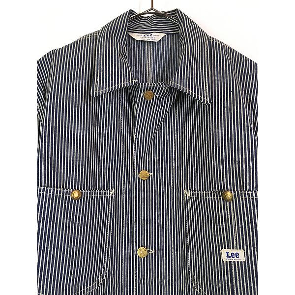 Deadstock」 古着 50s USA製 Lee 98-J ロングL ヒッコリー Deadstock」 古着 50s USA製 Lee 98-J ロングL ヒッコリー