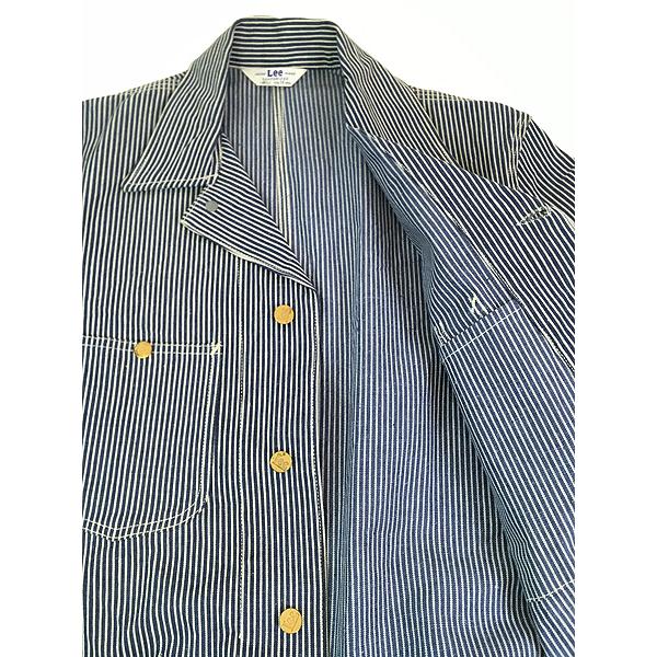 Deadstock」 古着 50s USA製 Lee 98-J ロングL ヒッコリー Deadstock」 古着 50s USA製 Lee 98-J ロングL ヒッコリー