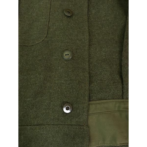 古着 50s カナダ軍 メタルボタン ロングストラップ ミリタリー ウール