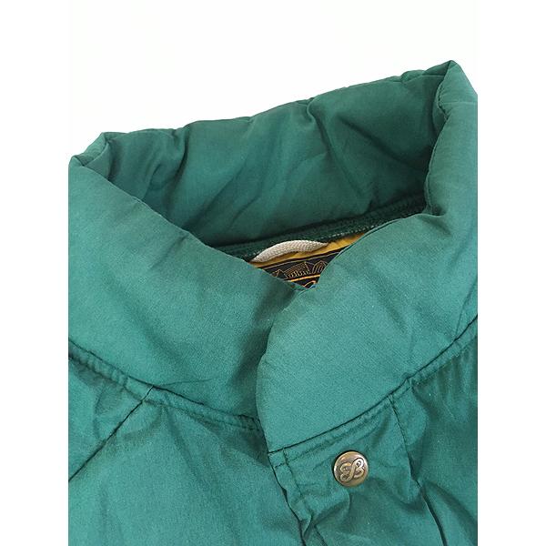 【希少】80s エディーバウアー グースダウンベスト ナイロン グリーン 緑 L 希少】80s エディーバウアー グースダウンベスト ナイロン