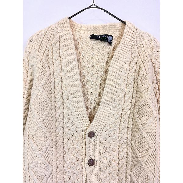 古着 70-80s Ireland製 Abbey knitwear アラン フィッシャーマン