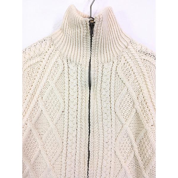 古着 80s Ireland製 Carraig Donn アラン フィッシャーマン ウール