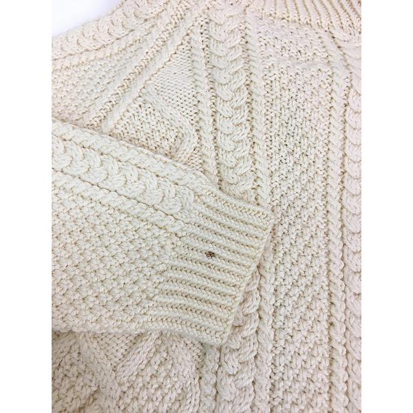 古着 80s Ireland製 Carraig Donn アラン フィッシャーマン ウール