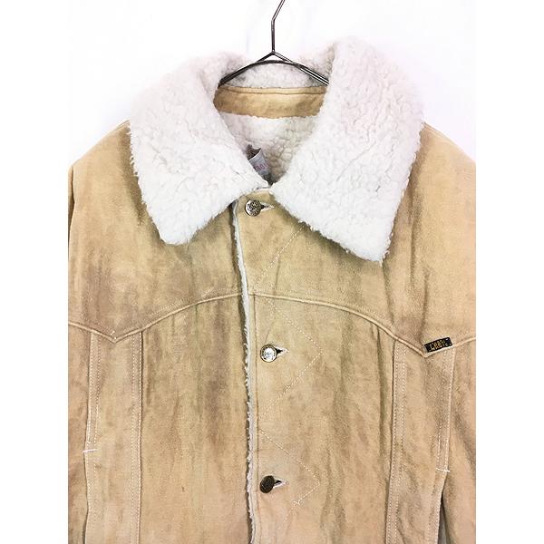 古着 70s USA製 Lee STORM RIDER ウエスタンヨーク モールスキン ボア