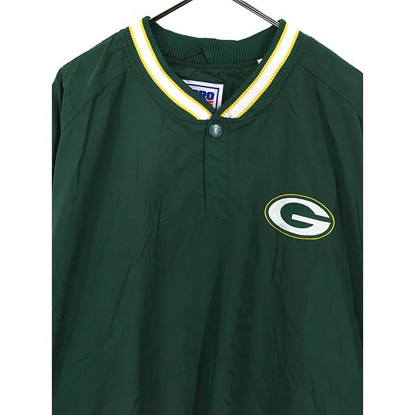 古着 90s NFL Green Bay Packers パッカーズ プルオーバー
