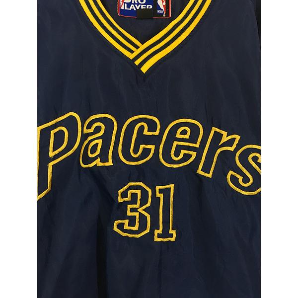 古着 90s NBA Indiana Pacers ペイサーズ 「No.31」 刺しゅう