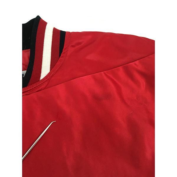 古着 80s USA製 NBA Chicago Bulls ブルズ ナイロン パデット