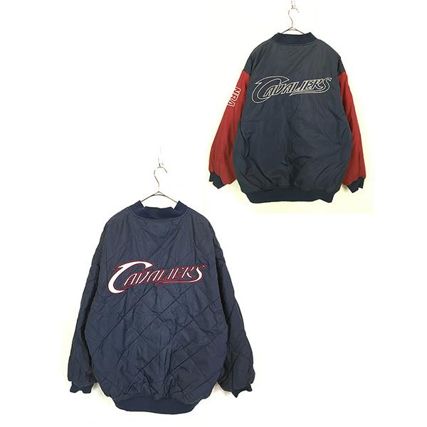 古着 NBA Cleveland Cavaliers キャバリアーズ キルティング パデット