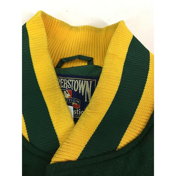 古着 90s MLB Oakland Athletics アスレチックス ウール スタジャン