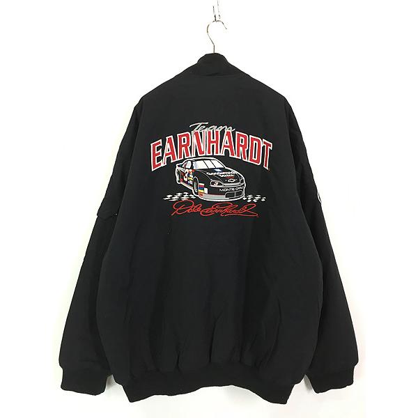 古着 90s CHASE 「Dale Earnhard」 ドライバー 企業 刺しゅう パデット