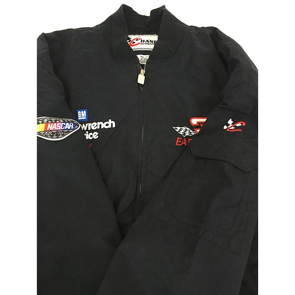 古着 90s CHASE 「Dale Earnhard」 ドライバー 企業 刺しゅう パデット