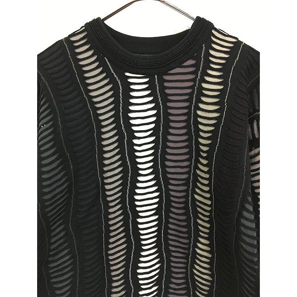 古着 90s Canada製 TUNDRA 3D カット ボーン ストライプ アート