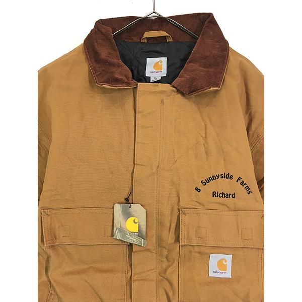 Deadstock」 古着 Carhartt ブラウン ダック パデット