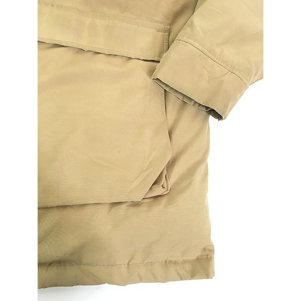 古着 70s WoolRich コットンナイロン クロス フーデッド グース ダウン