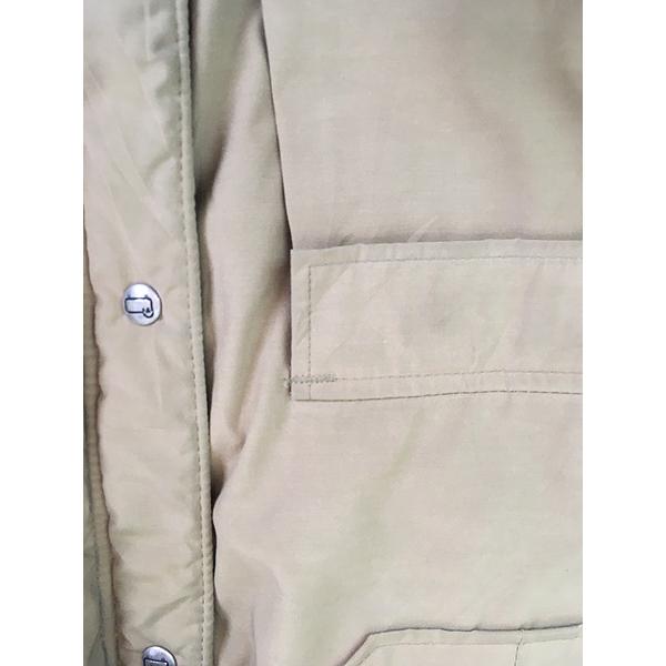 古着 70s WoolRich コットンナイロン クロス フーデッド グース ダウン