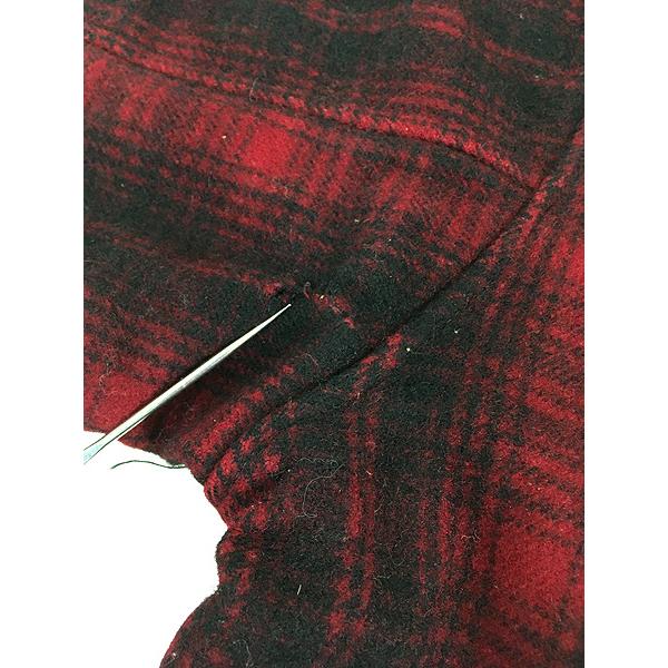 古着 50s WoolRich 名作 503 バッファロー チェック ヘビー ウール