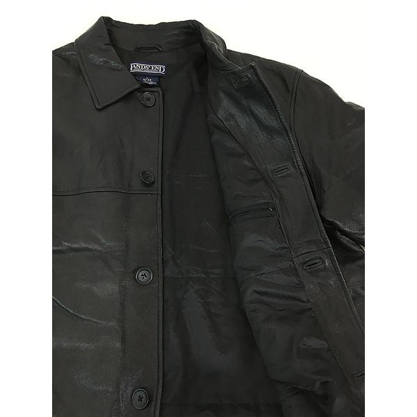 古着 90s LANDS' END パデッド 本革 オール ラムスキン レザー 古着 90s LANDS' END パデッド 本革 オール ラムスキン レザー