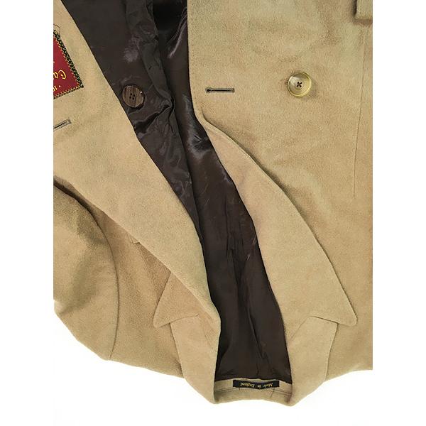 古着 70-80s 英国製 Christian St. John 100% カシミヤ ダブルブレスト