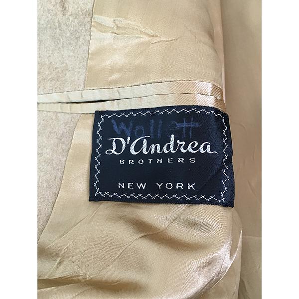 古着 60s D'andrea 100% カシミヤ チェスター バルマカーン コート 42