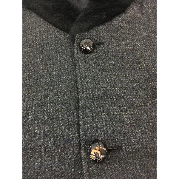 古着 60s USA製 Rubertus キルティング ライナー ボア ショールカラー