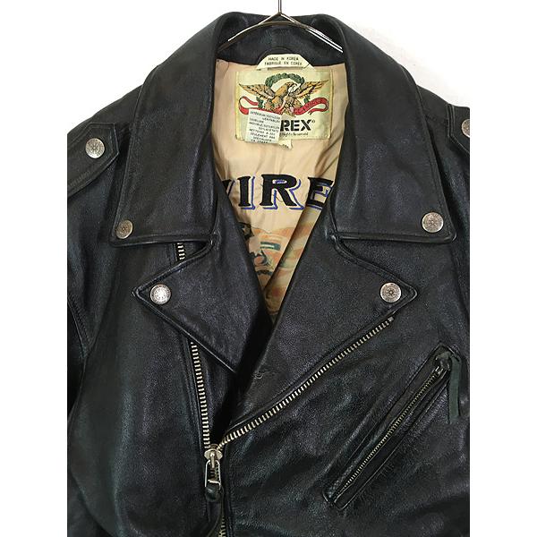 古着 90s AVIREX TATTOOING 「Homeward 1945」 本革 カウハイド 古着 90s AVIREX TATTOOING 「Homeward 1945」 本革 カウハイド