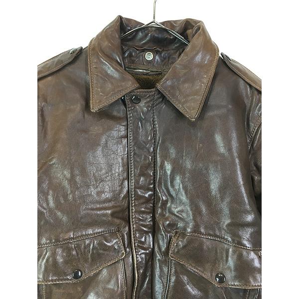 古着 70-80s USA製 Schott Type A-2 本革 ステアハイド レザー 古着 70-80s USA製 Schott Type A-2 本革 ステアハイド レザー
