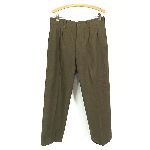 古着 50s フランス軍 M-52 ヘビー メルトン ウール トラウザーズ