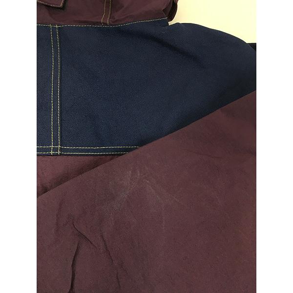 古着 90s Columbia 紫×紺 バイカラー アノラック パーカー ジャケット