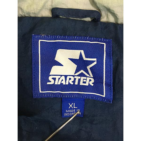 古着 90s STARTER PENN STATE カレッジ 2way パデット ハーフジップ