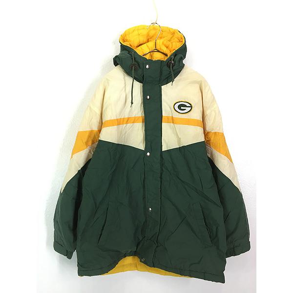 古着 90s NFL Green Bay Packers パッカーズ パデット ナイロン
