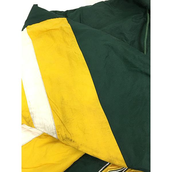 古着 90s STARTER NFL Green Bay Packers パッカーズ ハーフジップ
