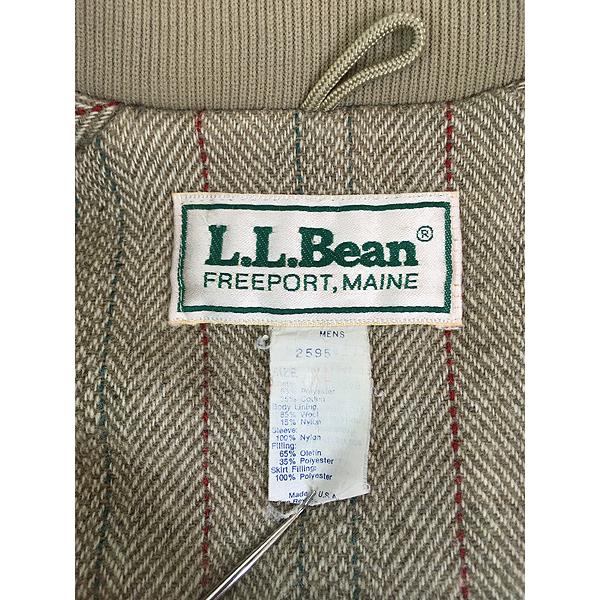古着 80s USA製 LL Bean 名作 チンスト ウール ライナー パデッド