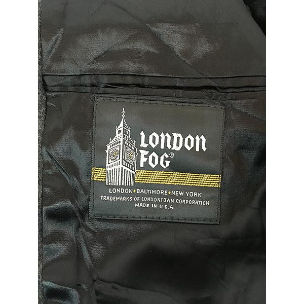 古着 80s USA製 London Fog 100% ピュア フランネル ウール