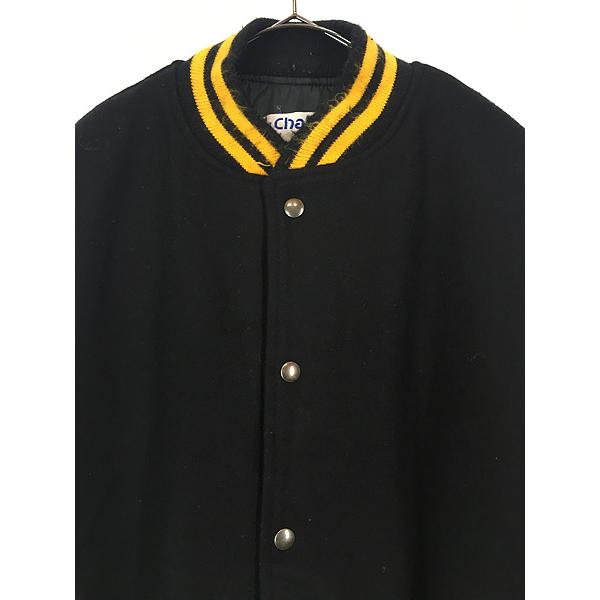 古着 90s USA製 Chalk Line 無地 2tone パデッド メルトン ウール 