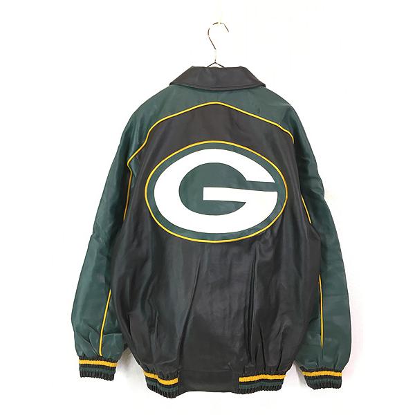 古着 NFL Green Bay Packers パッカーズ 両面 刺しゅう パデット