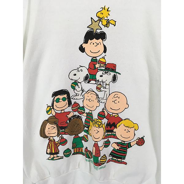 古着 90s USA製 Snoopy スヌーピー クリスマス ツリー 古着 90s USA製 Snoopy スヌーピー クリスマス ツリー